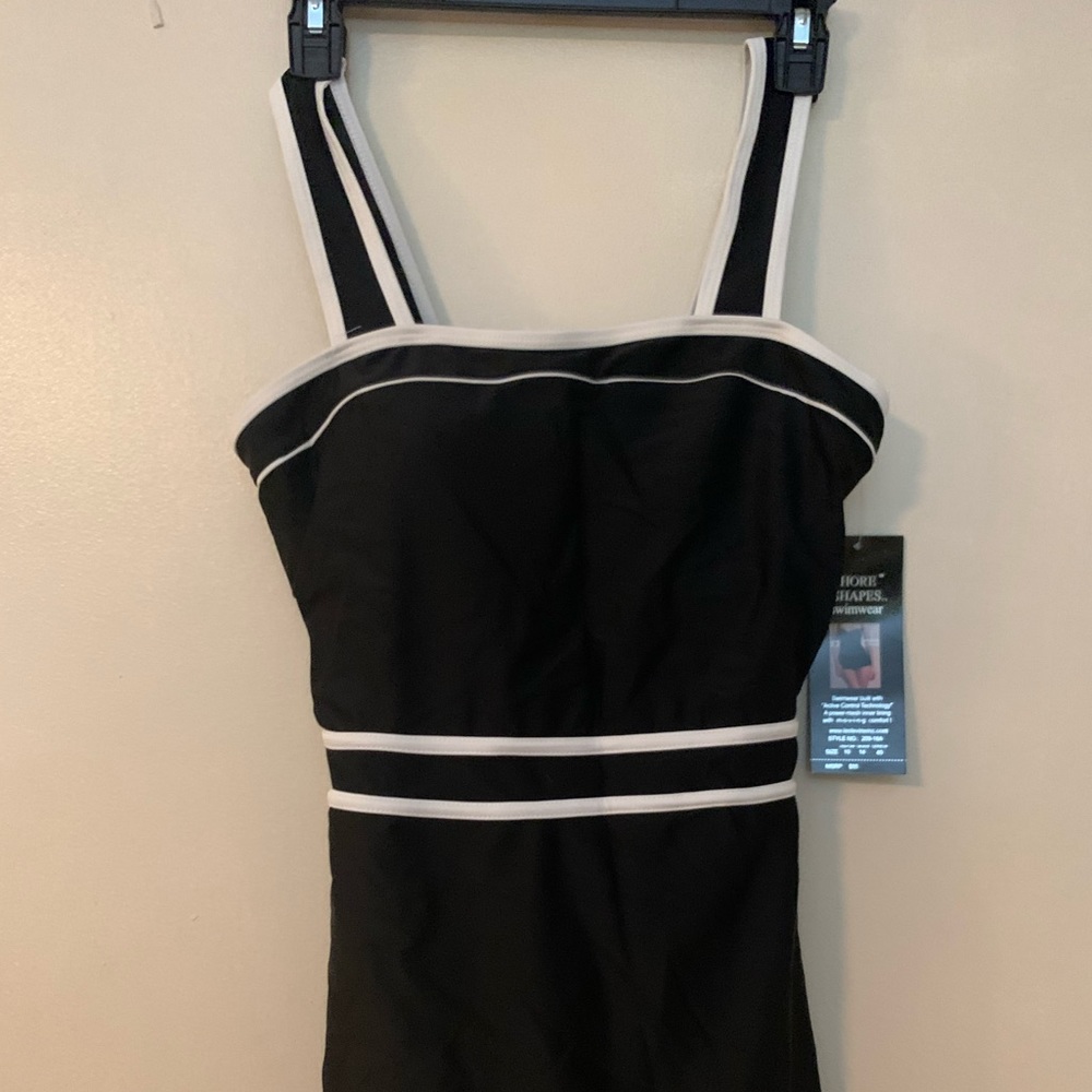 Vintage inspired nautical swim dress
